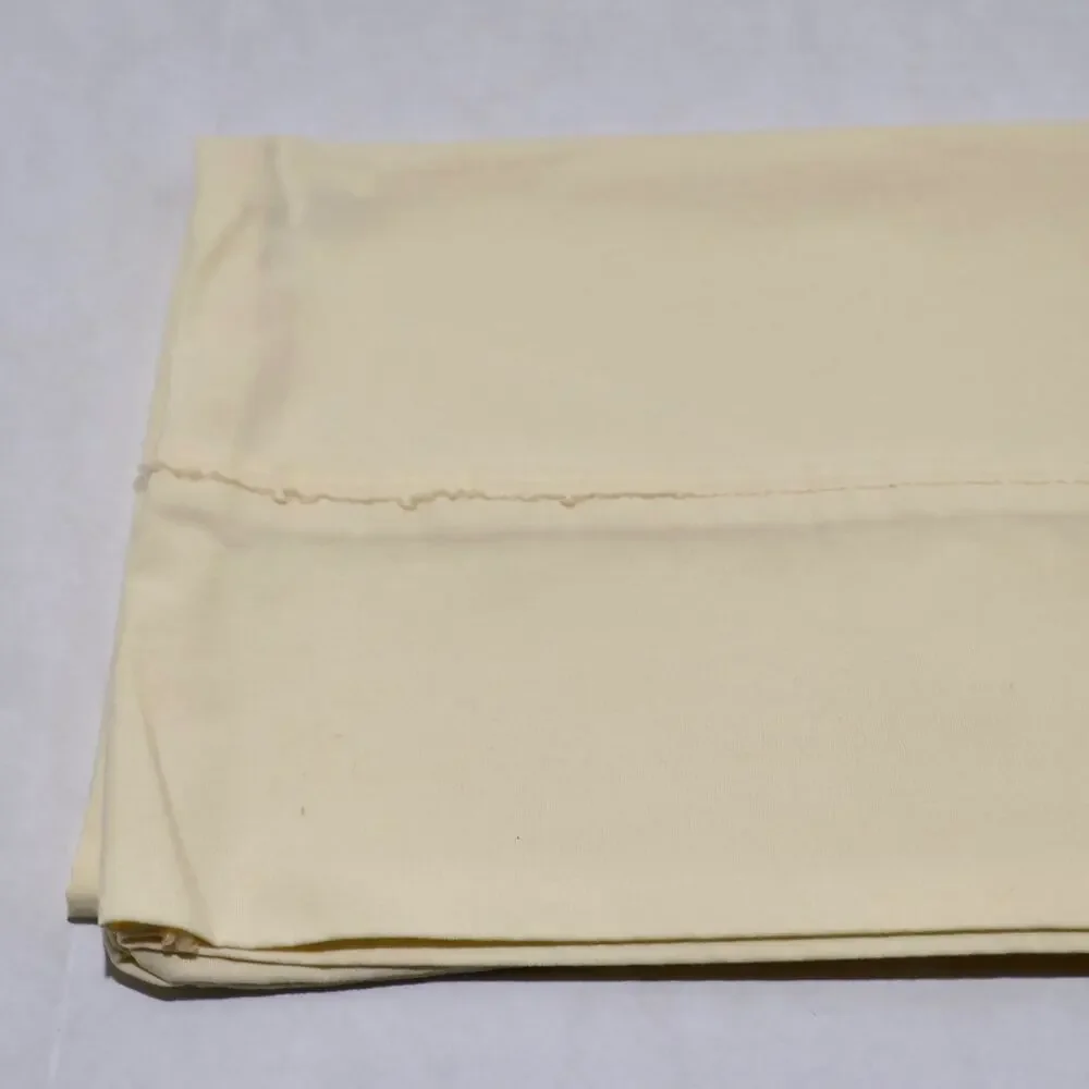 Martha Stewart everyday Pillowcase Standard Cotton Blend Yellow USA